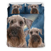 Cesky Terrier Print Bedding Set