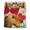 Airedale Terrier Love Print Bedding Sets