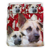 Cute Chinook Dog Print Bedding Set
