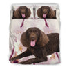 American Water Spaniel Print Bedding Set