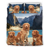 Cute Nova Scotia Duck Tolling Retriever Print Bedding Sets