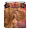 Cute Vizsla Dog Print Bedding Set