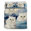 Cute Persian Cat Print Bedding Set