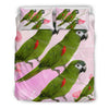 Cute Red Shouldered Macaw Parrots Print Bedding Sets