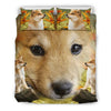 Cute Shiba Inu Dog Print Bedding Set