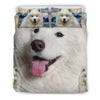 Cute Samoyed Dog Print Bedding Set