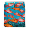 Cherry Barb Fish Print Bedding Set