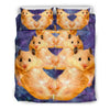 Golden Hamster Print Bedding Set
