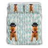 Welsh Terrier Dog With Cap Print Bedding Sets