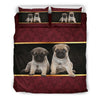 Pug Puppies Print Bedding Sets