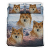 Icelandic Sheepdog Print Bedding Set