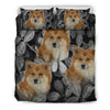 Cute Icelandic Sheepdog Print Bedding Set