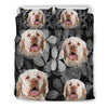 Cute Clumber Spaniel Dog Print Bedding Set