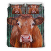 Limousin Cattle (Cow) Art Print Bedding Set