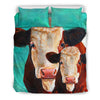 Simmental Cattle (Cow) Print Bedding Set