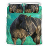 Thoroughbred Horse Print Bedding Set