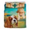 Lovely Cavalier King Charles Spaniel Dog Print Bedding Sets