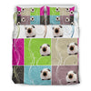 Cute Himalayan guinea pig Multicolored Print Bedding Sets