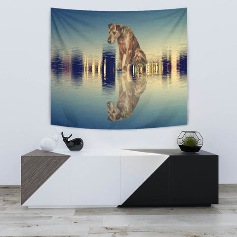 Amazing Irish Terrier Dog Print Tapestry