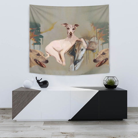 Italian Greyhound Print Tapestry