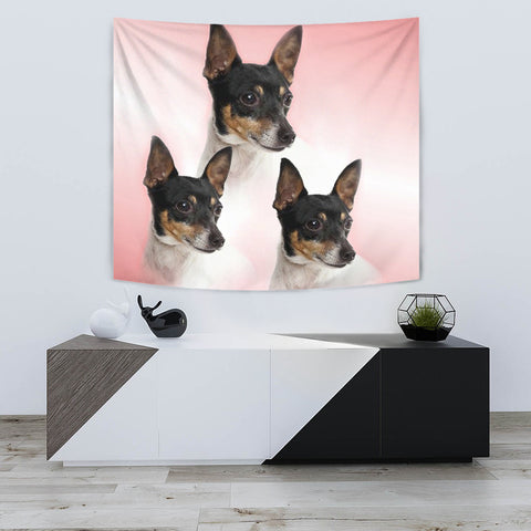 Toy Fox Terrier Print Tapestry