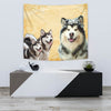 Alaskan Malamute Dog Print Tapestry