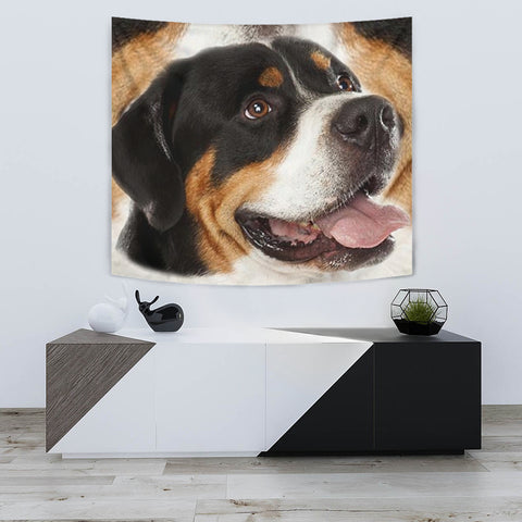 Greater Swiss Mountain Dog Print Tapestry