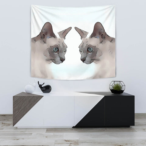 Tonkinese cat Print Tapestry