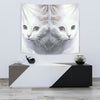 Turkish Angora Cat Print Tapestry