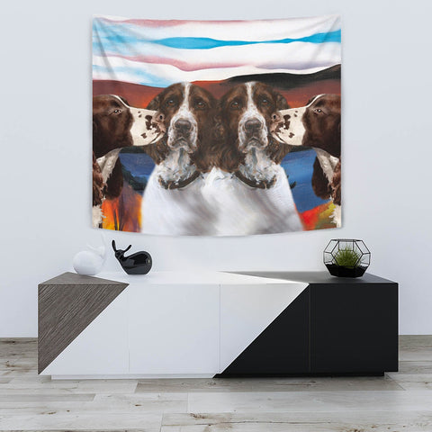 English Springer Spaniel Print Tapestry