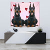 Amazing Doberman Pinscher Print Tapestry