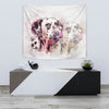 Dalmatian Dog Watercolor Art Print Tapestry