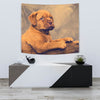 Dogue De Bordeaux (Bordeaux Mastiff) Puppy Print Tapestry