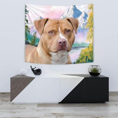 American Staffordshire Terrier Print Tapestry