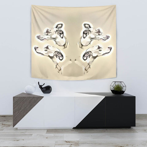 Amazing Whippet Dog Print Tapestry