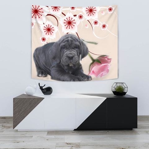 Neapolitan Mastiff Dog Print Tapestry