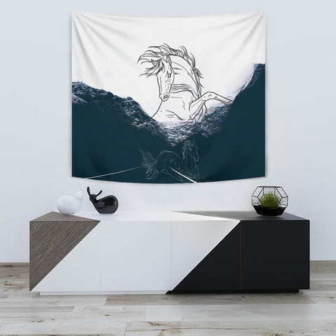 Dutch Warmblood Horse Print Tapestry