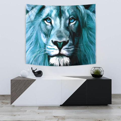 Amazing Lion Art Print Tapestry