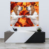 Lovely Basset Hound Print Tapestry