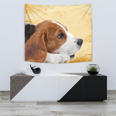 Beagle Dog Print Tapestry