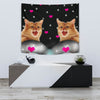 Somali cat Print Tapestry