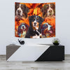 Bernese Mountain Dog Print Tapestry