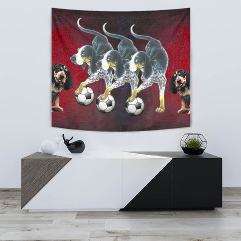 Amazing Bluetick Coonhound Dog Print Tapestry