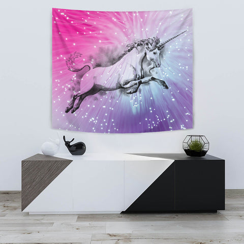 Flying Unicorn Print Tapestry