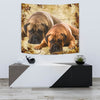 Bullmastiff Dog Print On Tapestry