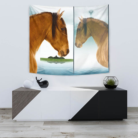 Kiger Mustang Horse Print Tapestry