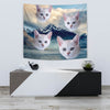 Burmilla Cat On Mountain Print Tapestry