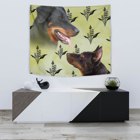 Beauceron Dog Print Tapestry