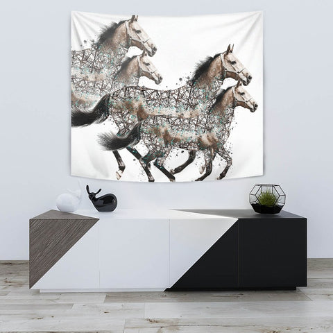 American Quarter Horse Art Print Limited Edition Tapestry