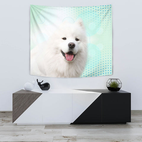 Samoyed dog Print Tapestry